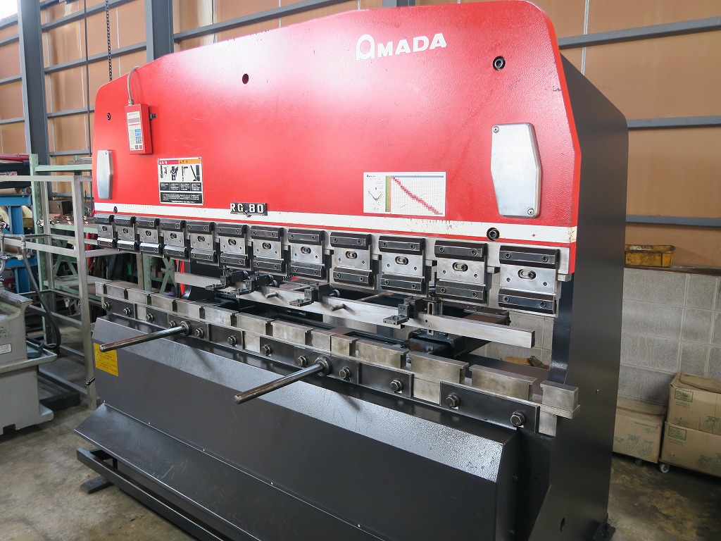 アマダ ブレーキプレス RG-80 金沢中古機械センター 別所機械(株)